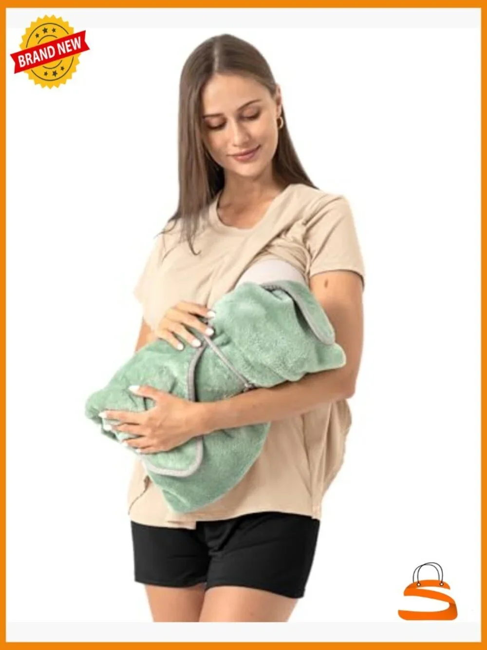 3 Piece Maternity Nursing Pajama Set Soft Postpartum Breastfeeding Pjs